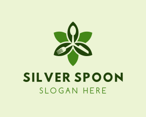 Green Kitchen Utensils logo design