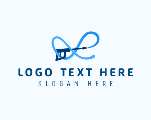 Loop - Pressure Washer Infinity logo design