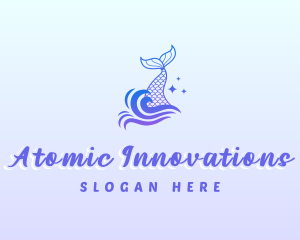 Mystical Mermaid Tail Logo