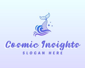 Mystical Mermaid Tail Logo