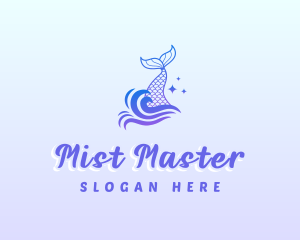 Mystical Mermaid Tail Logo