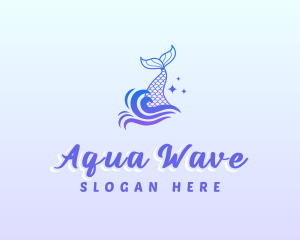 Mystical Mermaid Tail logo design