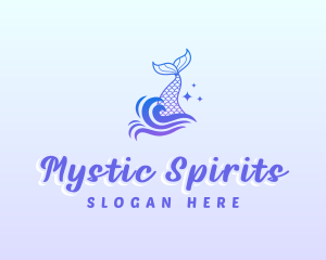 Mystical Mermaid Tail logo design