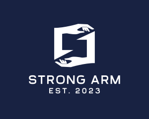 Arm - Magical Gaming Letter O logo design