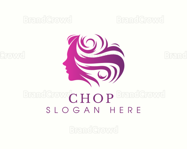 Beauty Woman Hair Logo