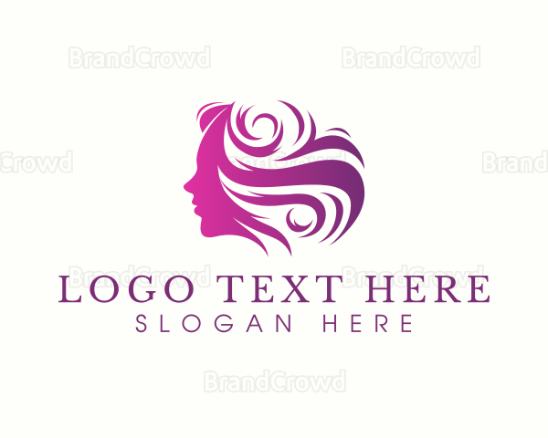 Beauty Woman Hair Logo