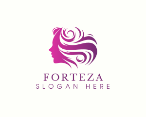 Beauty Woman Hair logo design