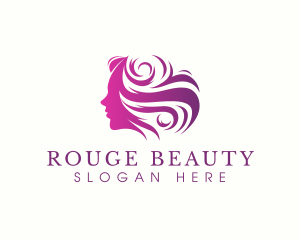 Beauty Woman Hair logo design