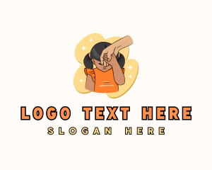 Traditional Outfit - Filipino Kid Culture logo design