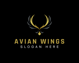 Wings Animal Bird Aviary logo design