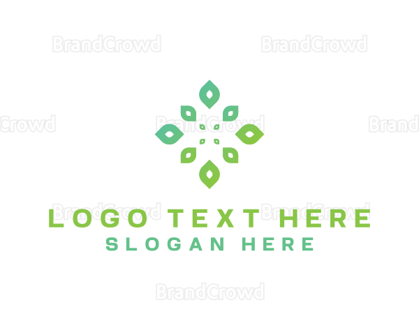 Herbal Garden Leaves Logo
