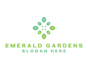 Herbal Garden Leaves logo design