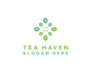 Herbal Garden Leaves logo design