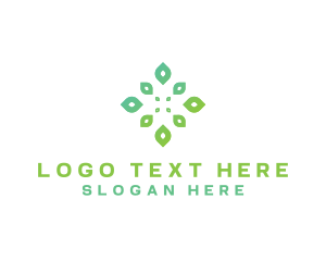 Herbal Garden Leaves Logo