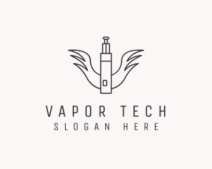 Vapor - Vape Pod Wings logo design