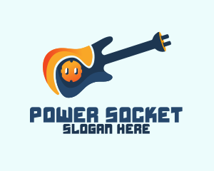 Socket - Guitar Socket & Plug logo design