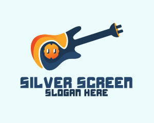 Electronics - Guitar Socket & Plug logo design