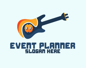 Musical Instrument - Guitar Socket & Plug logo design