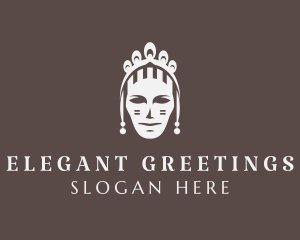 Elegant Queen Tiara logo design