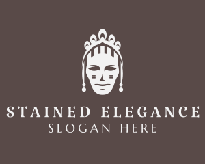 Elegant Queen Tiara logo design