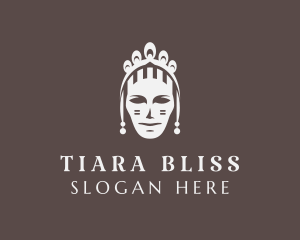 Elegant Queen Tiara logo design