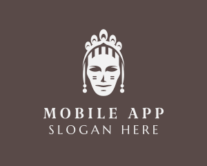 Heraldry - Elegant Queen Tiara logo design