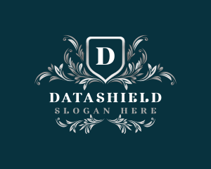 Shield Floral Insignia Logo