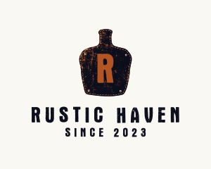 Rusty Bottle Tavern logo design