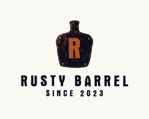 Rusty Bottle Tavern logo design