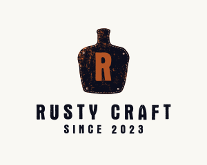 Rusty Bottle Tavern logo design