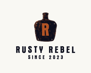 Rusty Bottle Tavern logo design