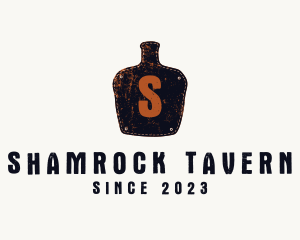 Rusty Bottle Tavern logo design