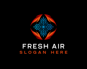 Thermal Air Conditioning HVAC logo design