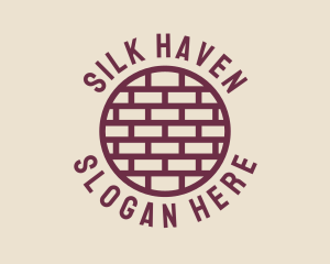 Brick Wall Badge logo design