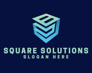 Abstract Generic Cube  logo design