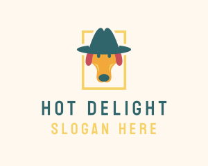 Dog Pet Hat logo design