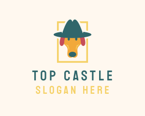 Dog Pet Hat logo design