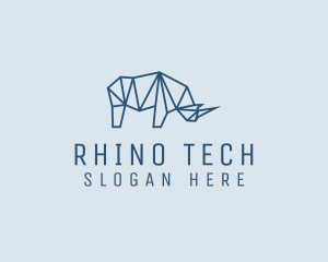 Rhino - Wild Rhino Zoo logo design