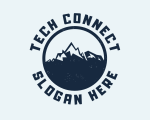Activewear - Mountain Climber Hiking Badge logo design