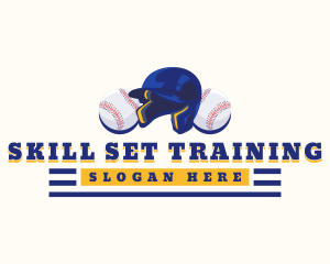 Training - Baseball Helmet Training logo design