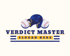 Baseball - Baseball Helmet Training logo design