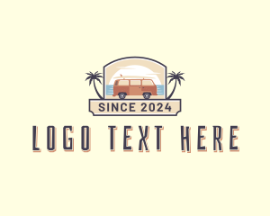 Travel Agency - Outdoor Beach Trip logo design