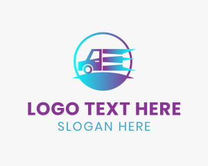 Moving Company - Fast Moving Truck logo design