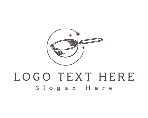 Strainer - Cooking Sieve Strainer logo design