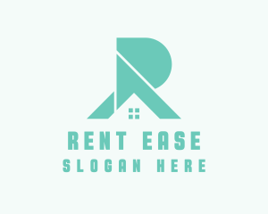 House Property Letter R  logo design