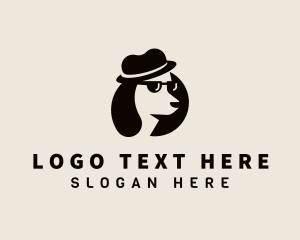 Animal - Hipster Dog Pet logo design