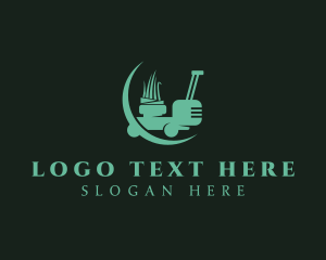 Lawn Care - Garden Grass Lawn Mower logo design