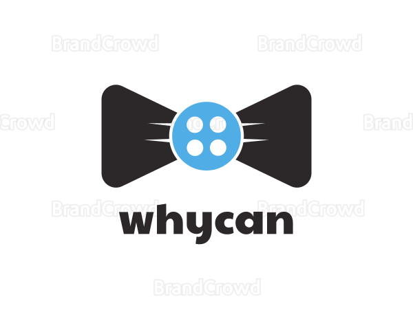Button Bow Tie Logo