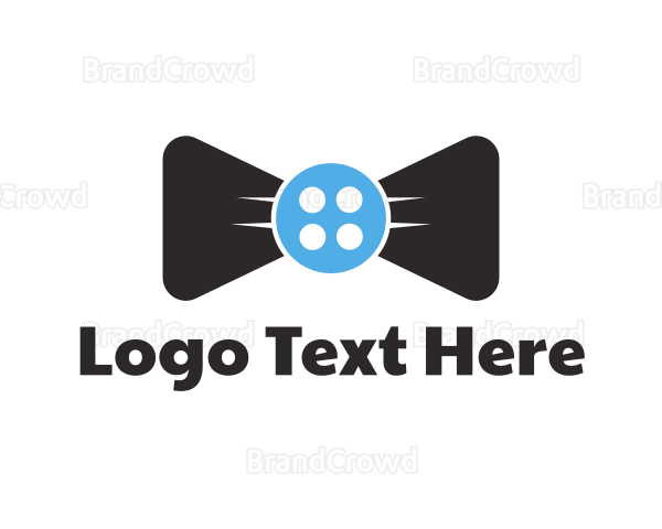 Button Bow Tie Logo