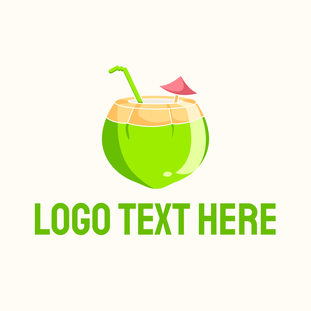 Fresh Coconut Juice Logo | BrandCrowd Logo Maker